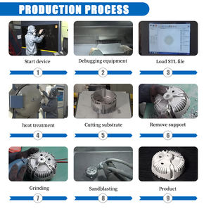 SLS/SLM 3D Metal Baskı Hizmeti OEM/ODM Hızlı Prototipleme Alüminyum Çelik Paslanmaz Çelik Değerli Metaller İçin İşleme - Product Image 2