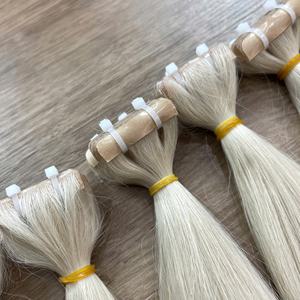 Extensions de cheveux à bandes adhésives 100% cheveux humains Remy vietnamiens naturels lisses, luxueuses, prêtes à être expédiées, invisibles - Product Image 2