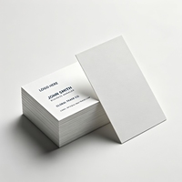 Cartes de visite professionnelles personnalisées en papier épais avec impression offset, faible quantité minimale de commande (MOQ), pour l'introduction des entreprises