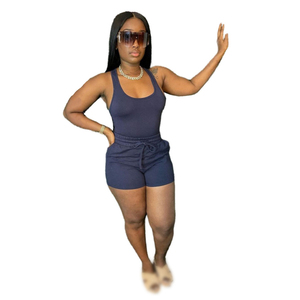 Ensemble <span class=keywords><strong>short</strong></span> <span class=keywords><strong>femme</strong></span> deux pièces imprimé, vêtements <span class=keywords><strong>femme</strong></span> 2026, crop top uni, logo personnalisé, <span class=keywords><strong>short</strong></span> cycliste <span class=keywords><strong>femme</strong></span>, ensemble <span class=keywords><strong>short</strong></span> deux pièces - Product Image 6