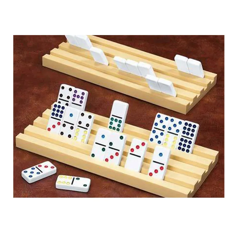 wooden domino holder