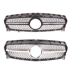 Grille de pare-chocs avant en ABS de haute qualité, style diamant, Plug and Play, pour la mise à niveau/rétrofit des <span class=keywords><strong>Mercedes</strong></span> <span class=keywords><strong>Classe</strong></span> <span class=keywords><strong>B</strong></span> W246 B180 B200 B250 2015-2019 - Product Image 1