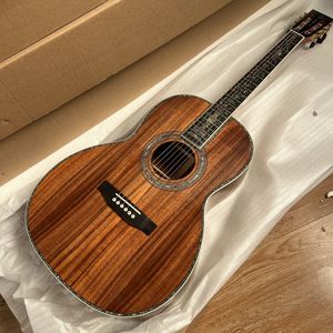 Réplica de <span class=keywords><strong>Guitarra</strong></span> Martine 00045 Hecha a Mano de Alta Calidad de 39 Pulgadas con Madera de Koa Maciza, Ideal para Presentaciones - Product Image 6