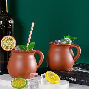 Tazas de <span class=keywords><strong>Barro</strong></span> de 12 oz, Tazas de <span class=keywords><strong>Barro</strong></span> Mexicanas, Tazas de Café Mexicanas con Asa para Fiesta de <span class=keywords><strong>Barro</strong></span> - Product Image 1