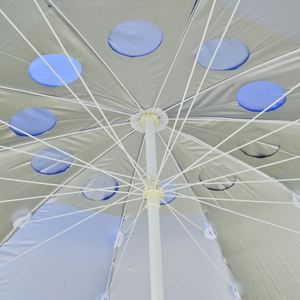 Sombrilla Portátil Resistente al Viento de 1.5m para Exteriores con Orificios de Ventilación y Revestimiento Plateado, Parasol al por Mayor para Patio, Playa y Jardín - Product Image 2