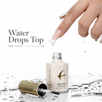 HEMA TPO Free 3D Water Drop Top Coat 15ml Long Lasting Transparent UV LED Soak Off Gel French Nail Art Salon Wholesale Artist
