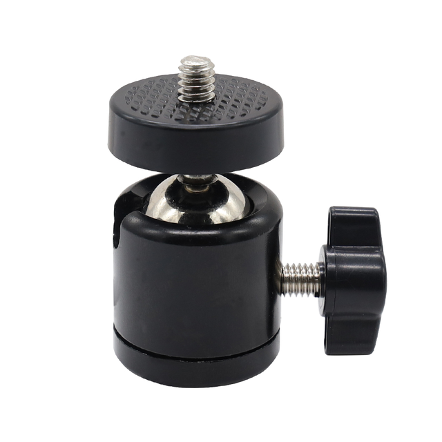 Jingying Single Hole Handle UNC1/4 3/8 Screw Professional 360 Degree Camera Tripod Ball Head