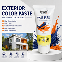 Pâte de coloration professionnelle à base d'eau pour peinture murale intérieure et extérieure et revêtements architecturaux