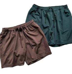 Vente en gros de shorts en maille grande taille short de basket-ball pour hommes en polyester blanc 100% short décontracté en polyester avec poches - Product Image 1