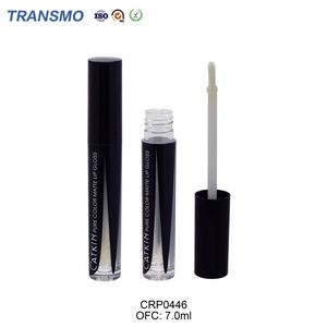 หลอดลิปสติกแบบน้ำ พิมพ์โลโก้ได้ สีชมพู หลอดลิปกลอสแบบด้าน 7 มล. หลอดลิปกลอสเปล่าแบบเป็นมิตรกับสิ่งแวดล้อม - Product Image 4
