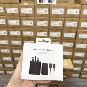 Ban Đầu 45W Pd Du Lịch Nhanh Chóng Sạc Adapter T4511 Qc3.0 Tương Thích Loại C Điện Thoại Di Động Sạc Đối Với Samsung Bền ABS Chất Liệu - Product Image 2