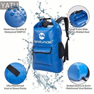 20L 방수 PVC 백팩 (야외 활동, 카약, 카누, 보트, 하이킹, 캠핑, PVC 아웃도어 스포츠용) - Product Image 6