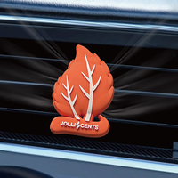 Diffuseur d'air pour voiture Jolliscents, en plastique réglable et durable, avec figurine de dessin animé, clip universel, parfum intense, aromathérapie, élimination des odeurs