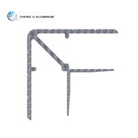 Profilé d'extrusion de lamelles aérodynamiques, profilés en aluminium décoratifs architecturaux de haute qualité avec service de découpe entièrement automatique