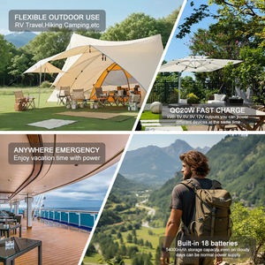 Produits d'énergie solaire KuWFi 10w 20w à haut rendement Panneau solaire étanche extérieur IP66 avec grande batterie - Product Image 5