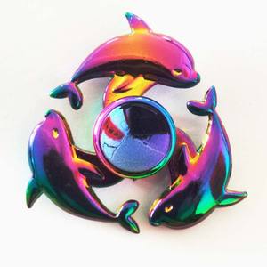 2025 Penjualan Langsung Pabrik Fidget Spinner Baru Oem Paduan Logam Keren Hand Spinner Penghilang Stres Pelangi Metal Fidget Spinner Natal - Product Image 1