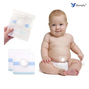 Shawphy Pembalut Kapas Tahan Air Ramah Kulit Plester Luka Transparan 8*8cm untuk Bayi Baru Lahir, Bayi, dan Plester Hernia Umbilikalis - Product Image 3