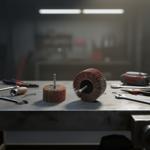 Discos de Pulir Cónicos Fervi, Óxido de Aluminio, Resina, Herramienta Abrasiva para Desbarbar - Product Image 3