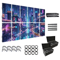 Pantalla LED Flexible para Alquiler en Interiores TOPvision P3.91, Kit de Señalización Digital, Panel Portátil para Escenarios