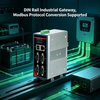 Precio Mayorista: Gateway IoT Industrial para Riel DIN con Computación Edge, Conversión de Protocolos RS485, CAN, Modbus TCP, MQTT para Dispositivos Legados de 35mm
