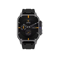 Montre connectée Android B22 4G avec carte SIM, appels Bluetooth, écran AMOLED 2,13 pouces, étanche, GPS, montre intelligente pour hommes