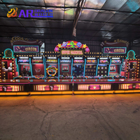 Stands de jeux commerciaux en métal pour enfants, utilisables en intérieur et en extérieur, avec certification CE, pour les centres commerciaux