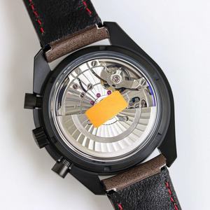Montre de sport mécanique multifonctionnelle avec chronographe, mouvement 9300, boîtier en céramique, caoutchouc, 44mm - Product Image 3