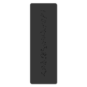 Tapete de Yoga Antideslizante de Gamuza Plegable con Diseño de Constelaciones Zodiacales de Géminis y Piscis, Impresión Personalizada del Signo Zodiacal - Product Image 5