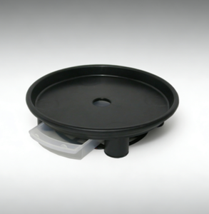 Bandeja circular negra a prueba de fugas n.º 2 para plantas, con depósito de agua, antideslizante, de doble capa, base de plástico PP para macetas, bandeja de goteo para interiores. - Product Image 2