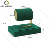 Support de présentation de bijoux, bracelet, montre, en velours et métal, pour comptoir de magasin de détail