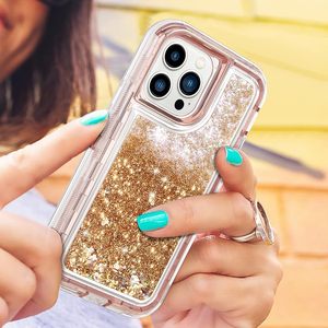 Fundas Transparentes con Diseño de Arena Movediza para <span class=keywords><strong>iPhone</strong></span> 17 16 15 14 13 <span class=keywords><strong>12</strong></span> 11 <span class=keywords><strong>Pro</strong></span> Max, Resistentes, Diseño 3 en 1, con Brillantina - Product Image 6