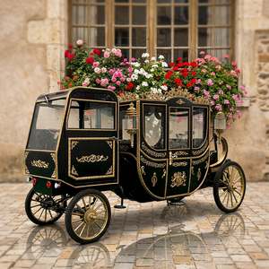 Chariot Électrique Royal pour Chevaux, Décoration de Noël Extérieure la Plus Populaire 2026, Capacité 6 Personnes - Product Image 1