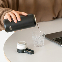 304 acier inoxydable vide Thermos tasse grande capacité Camping Sports de plein air bouilloire poignée pratique cadeaux d'affaires