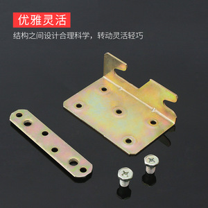 Bisagra para Muebles CJL de 2.5 mm, Acero Laminado en Frío, Zincado, Montaje Empotrado, Estilo Europeo, Bisagra Oculta para Muebles - Product Image 5