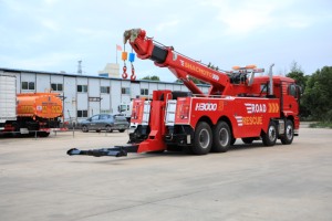Nouveau camion de remorquage routier 6x4 avec grue rotative de 30T et 12 pneus pour le sauvetage de véhicules lourds - <span class=keywords><strong>Prix</strong></span> usine - Product Image 3