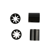 HTYX # 43 Fermoirs à boucle en POM plastique pour bracelet coulissant unidirectionnel, écologiques, avec logo et couleurs personnalisables, haute qualité