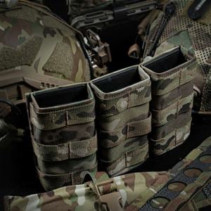 กระเป๋า5.56แนวยุทธวิธีกระเป๋านิตยสารแบบเปิดด้านบนสามชั้นทนทานไนลอน & โพลีเอสเตอร์สำหรับกระเป๋าอุปกรณ์เสริมเสื้อกั๊ก - Product Image 5