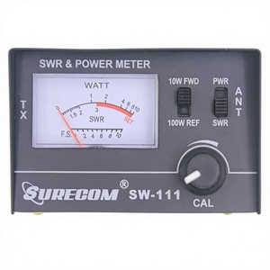 เครื่องวัดกำลังไฟฟ้า SURECOM SW-111 100W SWR เครื่องทดสอบความแรงของคลื่นวิทยุ เครื่องมือวัดการสื่อสารผ่านเสาอากาศ L766 - Product Image 1