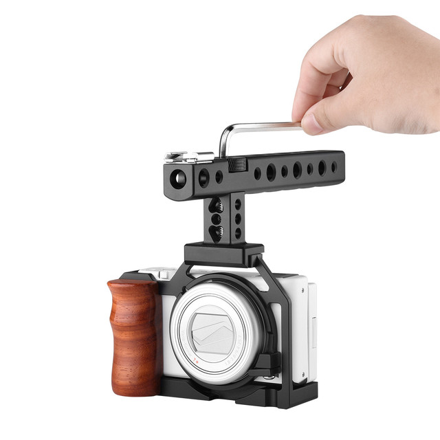 TL MEDIA  NEW Aluminium Camera Cage with Top Handle for SONY ZV-1