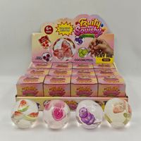 Promotion Jouets Squishy Vaseline : Adorables Canards et Boules de Fruits, Jouets à Presser Transparents à Rebond Lent pour Soulager le Stress