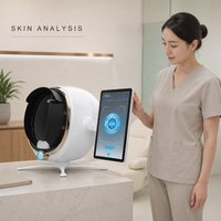 Analyseur de peau AI, appareil d'analyse de la peau du visage pour le sébum, les pores, la pigmentation, les rides, l'acné, les points noirs et les tests d'hydratation