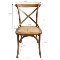 Chaise de banquet royale moderne en bois massif pour événements extérieurs d'hôtel, idéale pour les mariages - Grande Vente