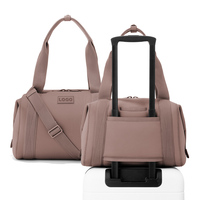 Bolsa de Deporte de Neopreno para Mujer, con Logotipo Personalizado, para Viajes de Fin de Semana, con Cierre de Cremallera, Moderna