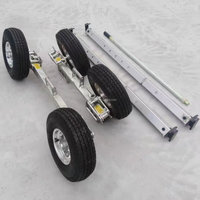 Chariot de remorquage robuste pour roues 2000 kg, outil de déplacement universel, pour réparation automobile, remorquage, remorque, cric de levage de voiture