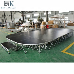 Plataforma de Escenario Portátil Antideslizante de Aluminio de 3x3m para Exhibiciones de Truss y Eventos - Product Image 5