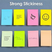 Notes autocollantes personnalisées en plastique blocs-notes promotionnels personnalisables livres de mémo de bureau accessoires de papeterie scolaire en gros