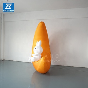 Accessoires de décoration gonflables Histoires mythologiques Éclairage LED Caractère gonflable Lapin de lune pour décor de vacances - Product Image 4