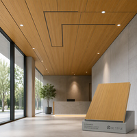Plaques de plafond en alliage d'aluminium à clipser, installation facile, pour salle de bain, salon, design moderne, assistance technique en ligne