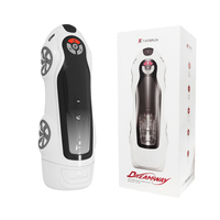 Masturbateur masculin Bluetooth Super Racing Plane, entièrement automatique, 9 vitesses de vibration, chauffant, étanche, sensation de toucher réel