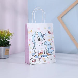 Sac cadeau de fête <span class=keywords><strong>licorne</strong></span>, sacs de friandises pour bonbons <span class=keywords><strong>licorne</strong></span> unisexe, fournitures de fête <span class=keywords><strong>licorne</strong></span> - Product Image 6
